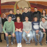 Группа М-21 с классным руководителем И.В. Низамовой в музее