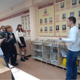 Выступление Руслана Киямова перед учениками школы № 57.